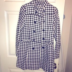 Black and While George Kids Coat